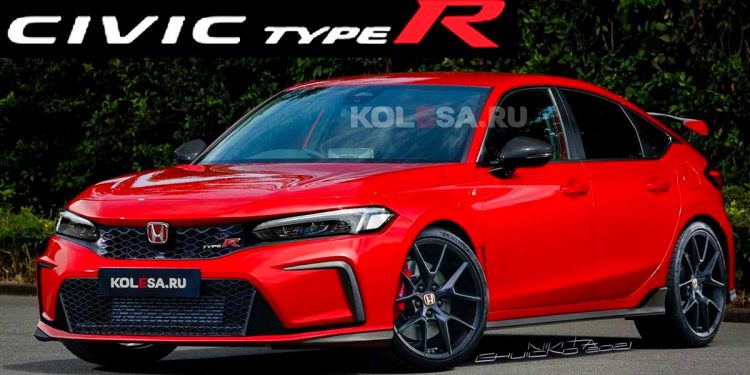 准备称霸钢炮市场!2023 Honda Civic Type R 设计假想图 + 更多资料曝光,马力400Hp+ 6MT 手排?