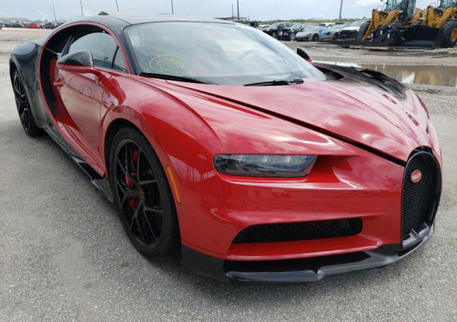 Bugatti Chiron Accident car For Sale