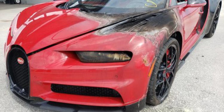 Bugatti Chiron Accident car For Sale