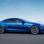 Tesla Model S Fly Crash