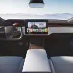 Tesla Model S Fly Crash