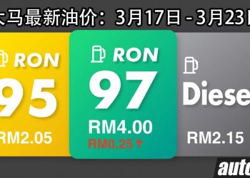 大马最新油价出炉：RON97 再涨价，1 Litre 要 RM4.00！今天不是暴富，是被吓爆！