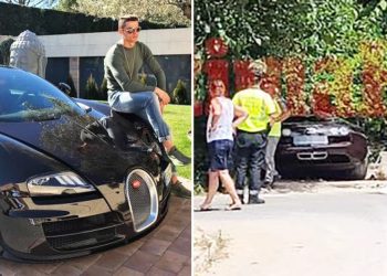 Bugatti Cristiano Ronaldo Crash