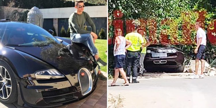 Bugatti Cristiano Ronaldo Crash