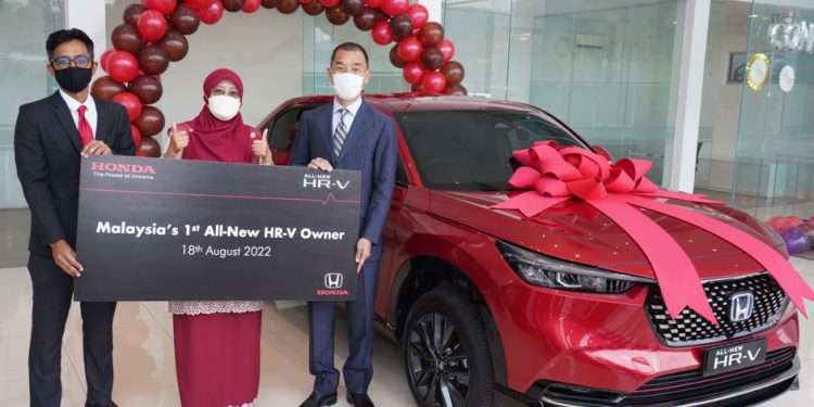 恭喜各位车主!Honda Malaysia 宣布 2022 Honda HR-V 已经交付了 1,300 辆给车主!