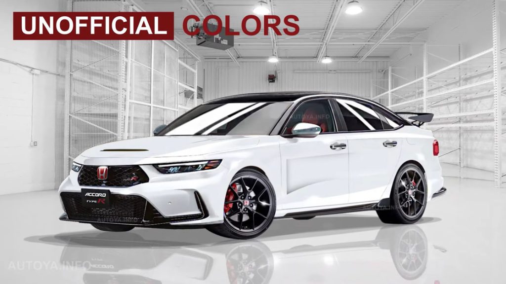 320PS 的老板车！2023 Honda Accord Type R 设计图登场，2.0L VTEC Turbo 引擎 + 6MT 手排的 ...