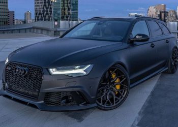 1200Hp 的黑武士！Audi RS6 Avant 爆改 4.0L V8 双涡轮引擎至 Stage 4，0-100KM/H 加速只需 2.5 秒！