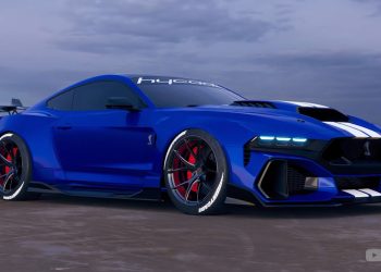 500Hp 的暴力野马！2023 Ford Mustang 超夸张 + 战斗的改装图登场，Widebody 宽体套件上身，颜值帅爆！
