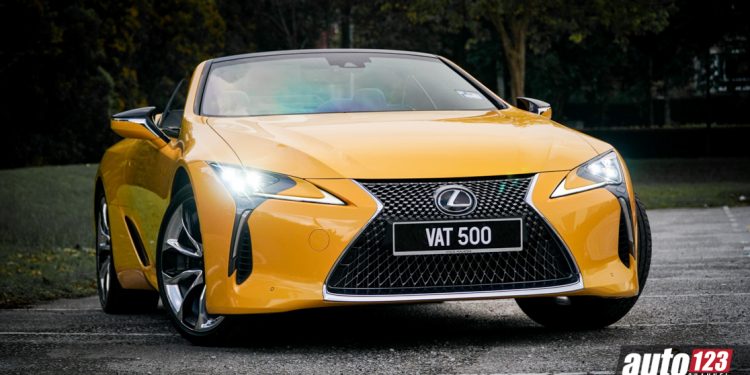日本豪华 GT 跑车：Lexus LC 500 Convertible！我国新车价 RM1,350,000，5.0L V8 引擎，马力 470Hp！