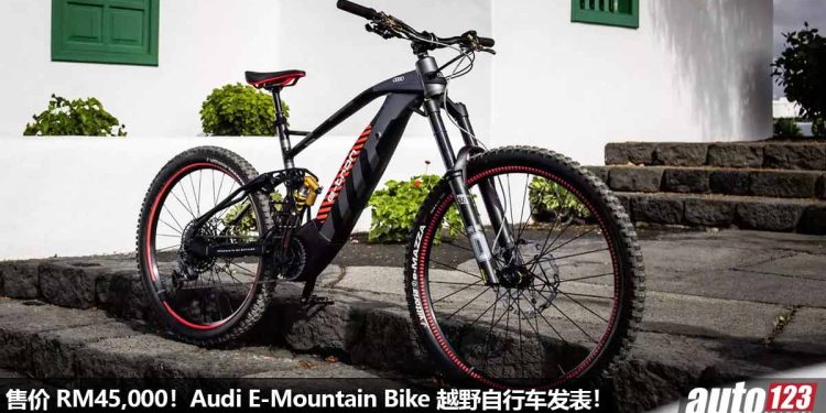 售价 RM45,000!Audi E-Mountain Bike 越野自行车发表,有 90Nm 的扭力,采用 RS 设计风格!