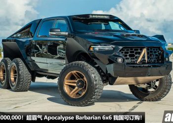 净车价 RM3,000,000！Apocalypse Barbarian 6X6 我国 Recon 车商开卖，6.2L V8 引擎，马力 850Hp 的“6轮猛兽”！