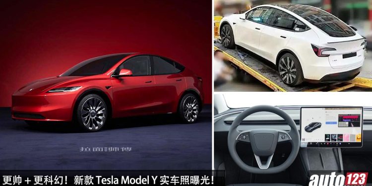 更帅 + 更科幻!新款 Tesla Model Y 实车照曝光,马力 456Hp,3.7秒 100KM/H,满电可行驶 533KM!