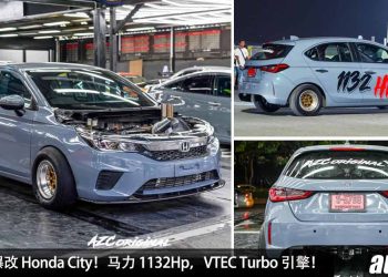 看过 1100Hp 的 Honda City 吗？泰国车友爆改 City，换上 VTEC Turbo 引擎，还有 AWD 全驱，Civic 闪一边！