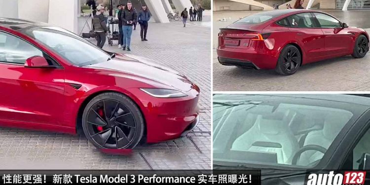 性能更强 + 更运动!新款 Tesla Model 3 Performance 实车照曝光,马力或 534PS,3.3秒 100KM/H!将今年在 Q2 登场!