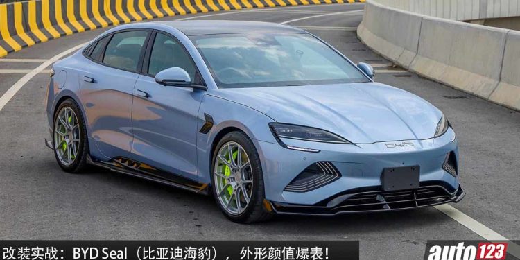 街上最亮的仔!BYD Seal(比亚迪海豹)改装案例,外形帅爆,马力 523Hp,3.8秒 100KM/H!就这颜值你受得了吗?
