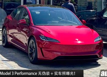 性能更强 + 更运动！新款 Tesla Model 3 Performance 无伪装 + 实车照曝光，马力或超过 600Hp，将在近期内发表！