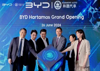 Harmony 第一家 BYD Showroom 正式开张！未来还会继续增加更加 BYD Showroom！