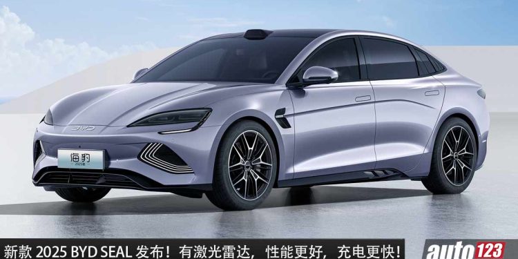 新款 2025 BYD SEAL 发布,马力 530PS,极速提高到 240KM/H,新增激光雷达 + 更多功能!