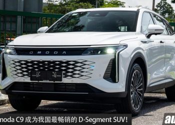 Jaecoo Omoda C9 成为我国最畅销 D-Segment SUV！2月份交付了 811 辆！