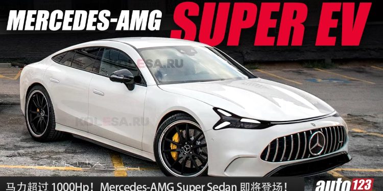马力破千!Mercedes-AMG 首款纯电 Super Sedan 曝光,全面对标 Taycan 和 RS e-tron GT!