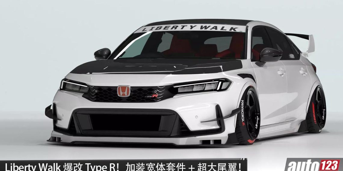 改装费 RM80,000!Liberty Walk 爆改 Honda Civic Type R!Widebody 套件 + 超大Carbon 尾翼!