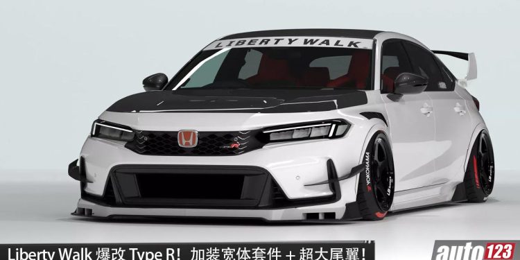 改装费 RM80,000!Liberty Walk 爆改 Honda Civic Type R!Widebody 套件 + 超大Carbon 尾翼!