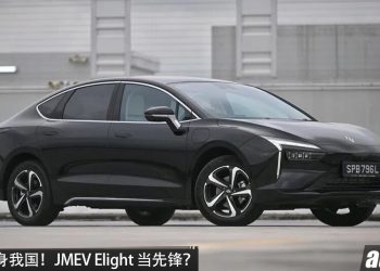 JMEV Elight 当先锋？JMEV 现身我国，马力 231PS，续航 705KM，8.9秒 100KM/H 的纯电轿跑！