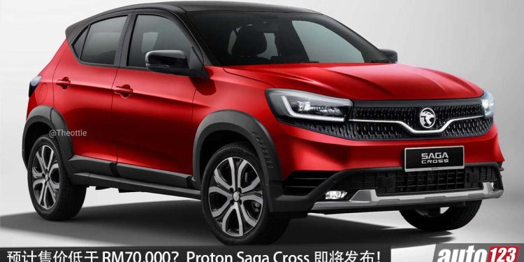 预计售价低于 RM70,000？Proton Saga Cross 即将发布！1.5L DHE i-HEV 引擎，马力或 170PS！